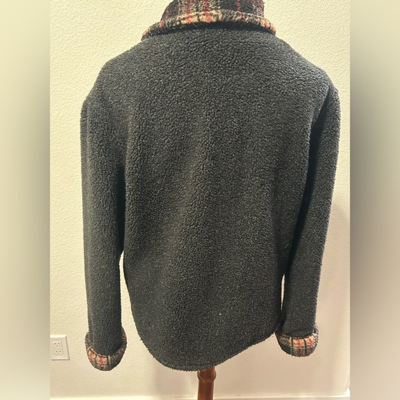 Sandro Fleece Teddy Bear Button Coat Jacket - Picture 3 of 6